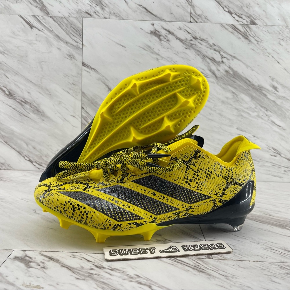 adidas ADIZERO ELECTRIC II Exotic Speed Football Cleats Yellow